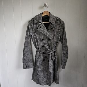 EXPRESS Classic Print Trench Coat